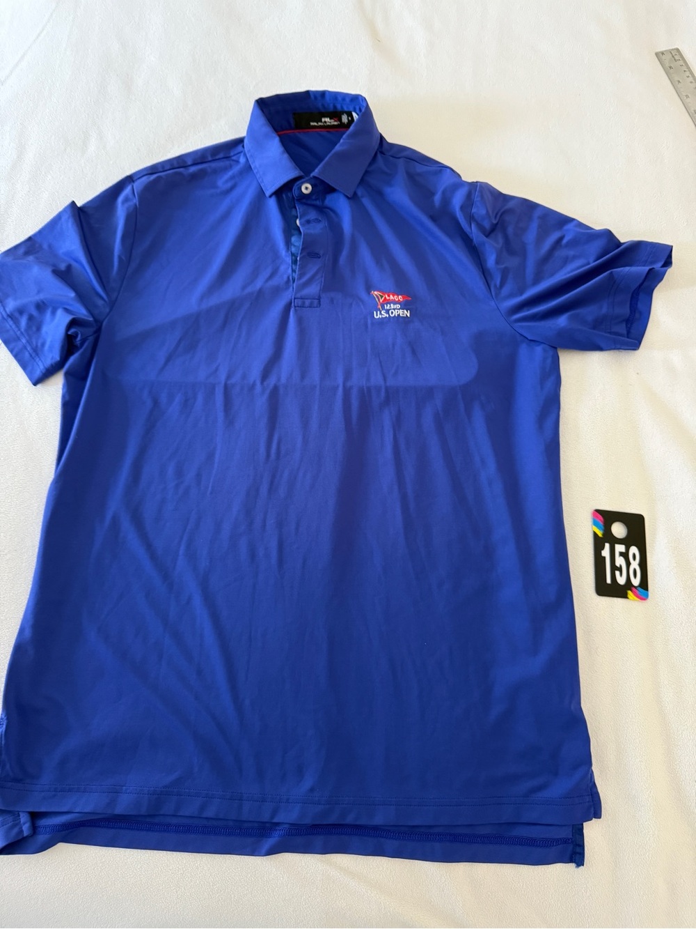 Ralph Lauren Men's Polo - Royal Blue LACC US Open
